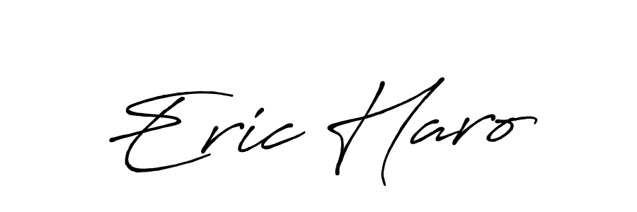 Eric Haro stylish signature style. Best Handwritten Sign (Antro_Vectra_Bolder) for my name. Handwritten Signature Collection Ideas for my name Eric Haro. Eric Haro signature style 7 images and pictures png