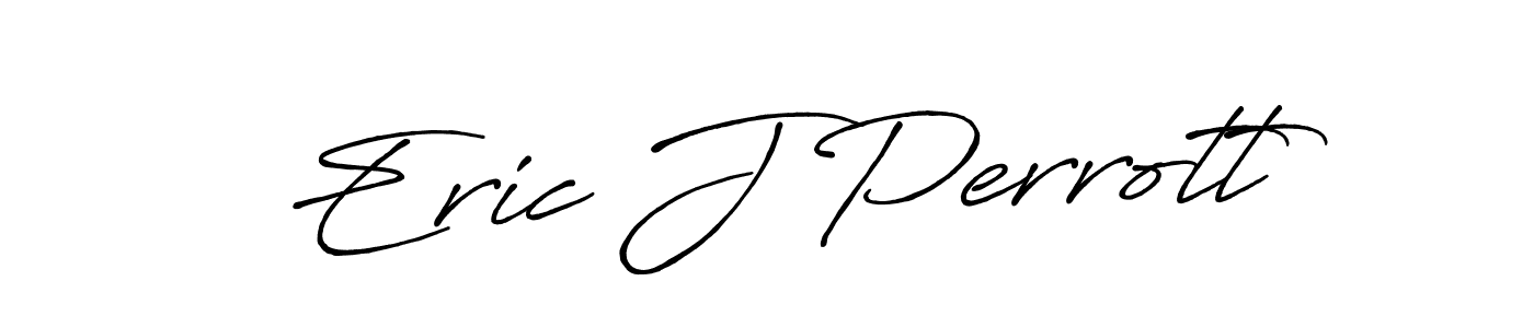 Make a beautiful signature design for name Eric J Perrott. Use this online signature maker to create a handwritten signature for free. Eric J Perrott signature style 7 images and pictures png