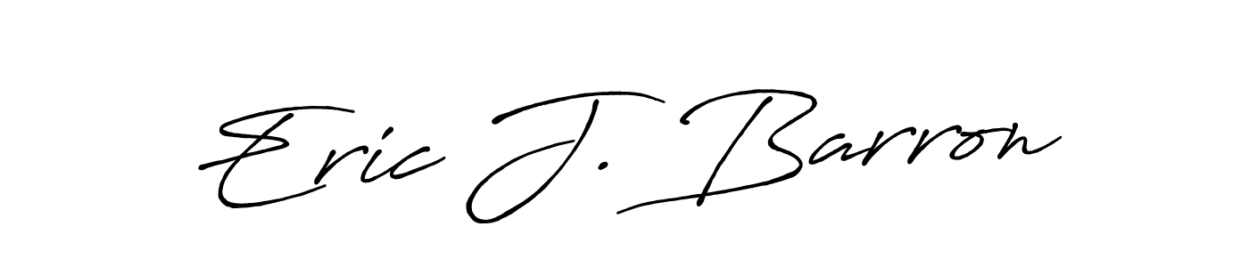 Similarly Antro_Vectra_Bolder is the best handwritten signature design. Signature creator online .You can use it as an online autograph creator for name Eric J. Barron. Eric J. Barron signature style 7 images and pictures png