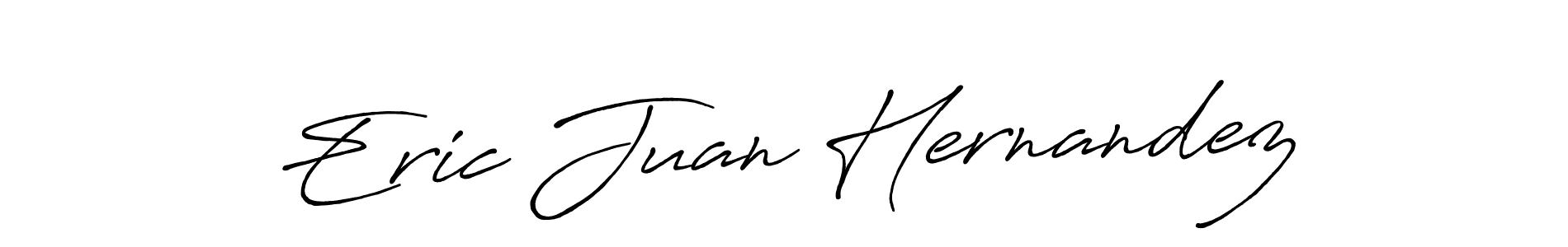 Design your own signature with our free online signature maker. With this signature software, you can create a handwritten (Antro_Vectra_Bolder) signature for name Eric Juan Hernandez. Eric Juan Hernandez signature style 7 images and pictures png