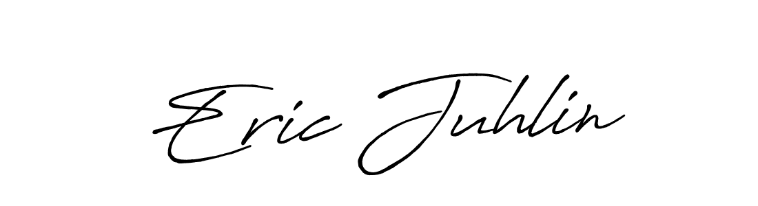 Make a beautiful signature design for name Eric Juhlin. With this signature (Antro_Vectra_Bolder) style, you can create a handwritten signature for free. Eric Juhlin signature style 7 images and pictures png