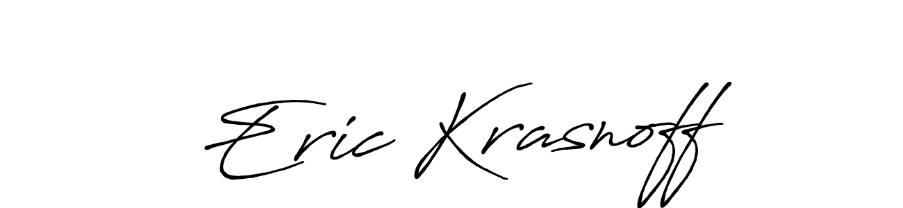 It looks lik you need a new signature style for name Eric Krasnoff. Design unique handwritten (Antro_Vectra_Bolder) signature with our free signature maker in just a few clicks. Eric Krasnoff signature style 7 images and pictures png