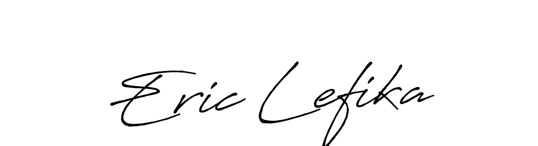 Use a signature maker to create a handwritten signature online. With this signature software, you can design (Antro_Vectra_Bolder) your own signature for name Eric Lefika. Eric Lefika signature style 7 images and pictures png