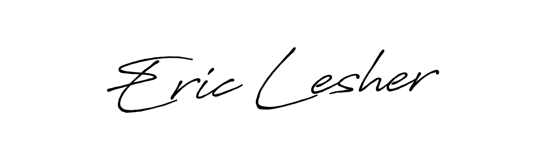 Use a signature maker to create a handwritten signature online. With this signature software, you can design (Antro_Vectra_Bolder) your own signature for name Eric Lesher. Eric Lesher signature style 7 images and pictures png