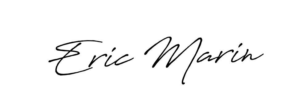 How to make Eric Marin name signature. Use Antro_Vectra_Bolder style for creating short signs online. This is the latest handwritten sign. Eric Marin signature style 7 images and pictures png
