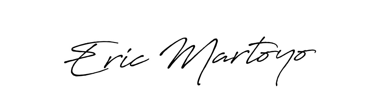 Create a beautiful signature design for name Eric Martoyo. With this signature (Antro_Vectra_Bolder) fonts, you can make a handwritten signature for free. Eric Martoyo signature style 7 images and pictures png