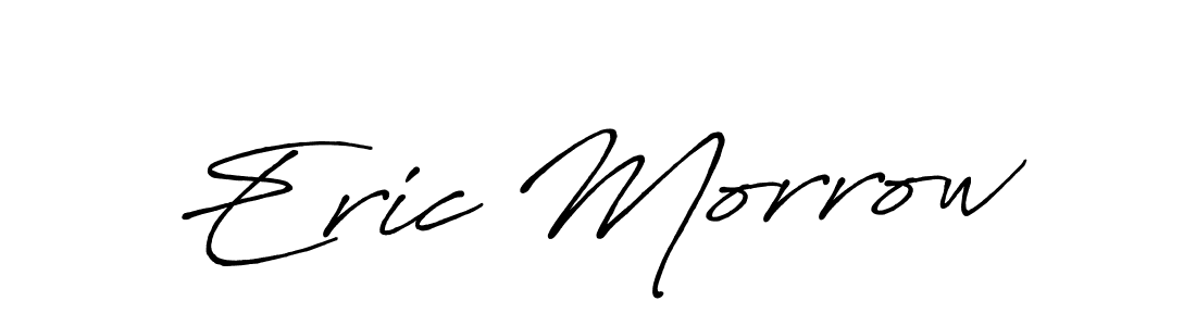 It looks lik you need a new signature style for name Eric Morrow. Design unique handwritten (Antro_Vectra_Bolder) signature with our free signature maker in just a few clicks. Eric Morrow signature style 7 images and pictures png