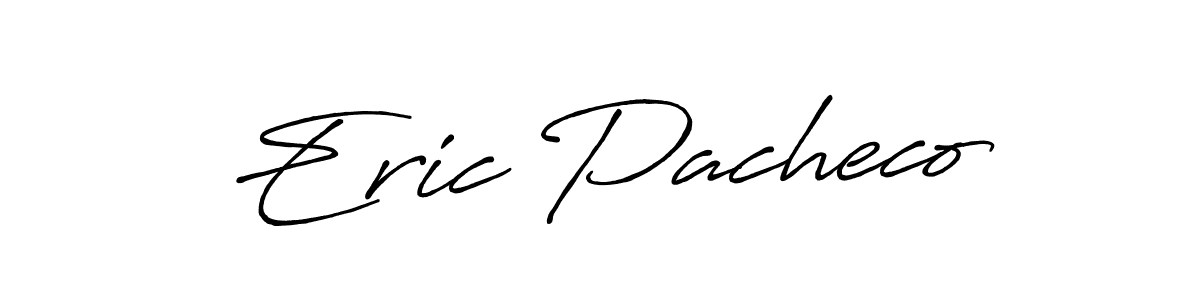 Use a signature maker to create a handwritten signature online. With this signature software, you can design (Antro_Vectra_Bolder) your own signature for name Eric Pacheco. Eric Pacheco signature style 7 images and pictures png