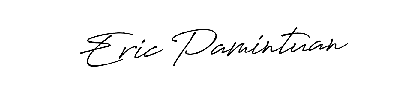 How to make Eric Pamintuan name signature. Use Antro_Vectra_Bolder style for creating short signs online. This is the latest handwritten sign. Eric Pamintuan signature style 7 images and pictures png