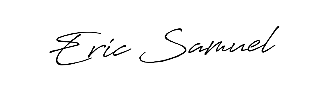 Eric Samuel stylish signature style. Best Handwritten Sign (Antro_Vectra_Bolder) for my name. Handwritten Signature Collection Ideas for my name Eric Samuel. Eric Samuel signature style 7 images and pictures png