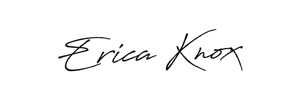 if you are searching for the best signature style for your name Erica Knox. so please give up your signature search. here we have designed multiple signature styles  using Antro_Vectra_Bolder. Erica Knox signature style 7 images and pictures png