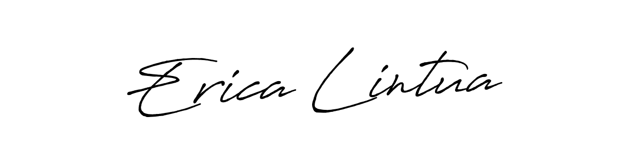Make a short Erica Lintua signature style. Manage your documents anywhere anytime using Antro_Vectra_Bolder. Create and add eSignatures, submit forms, share and send files easily. Erica Lintua signature style 7 images and pictures png