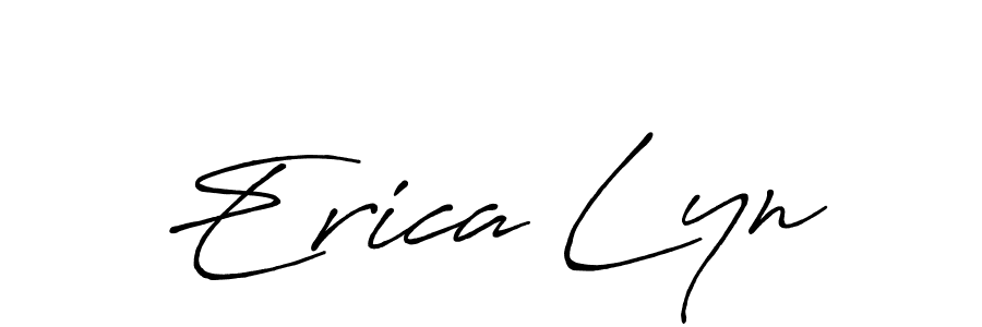 if you are searching for the best signature style for your name Erica Lyn. so please give up your signature search. here we have designed multiple signature styles  using Antro_Vectra_Bolder. Erica Lyn signature style 7 images and pictures png