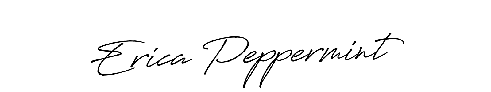 Also You can easily find your signature by using the search form. We will create Erica Peppermint name handwritten signature images for you free of cost using Antro_Vectra_Bolder sign style. Erica Peppermint signature style 7 images and pictures png