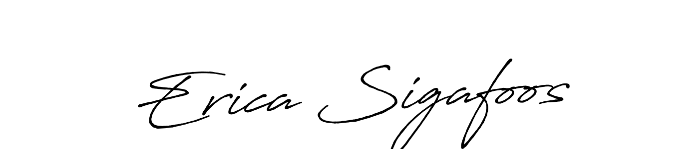 You should practise on your own different ways (Antro_Vectra_Bolder) to write your name (Erica Sigafoos) in signature. don't let someone else do it for you. Erica Sigafoos signature style 7 images and pictures png
