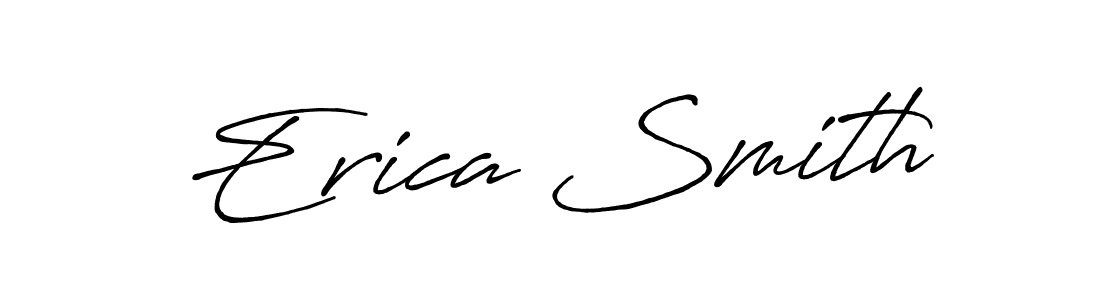 It looks lik you need a new signature style for name Erica Smith. Design unique handwritten (Antro_Vectra_Bolder) signature with our free signature maker in just a few clicks. Erica Smith signature style 7 images and pictures png