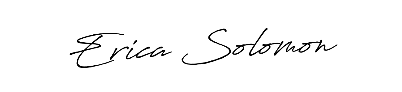 Make a beautiful signature design for name Erica Solomon. Use this online signature maker to create a handwritten signature for free. Erica Solomon signature style 7 images and pictures png