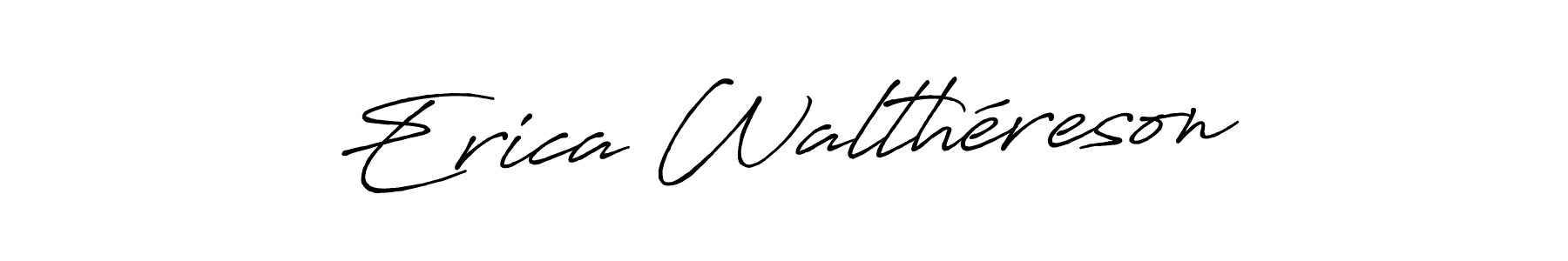 Also You can easily find your signature by using the search form. We will create Erica Walthéreson name handwritten signature images for you free of cost using Antro_Vectra_Bolder sign style. Erica Walthéreson signature style 7 images and pictures png