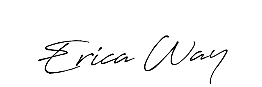 Once you've used our free online signature maker to create your best signature Antro_Vectra_Bolder style, it's time to enjoy all of the benefits that Erica Way name signing documents. Erica Way signature style 7 images and pictures png