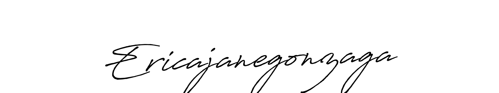 How to make Ericajanegonzaga signature? Antro_Vectra_Bolder is a professional autograph style. Create handwritten signature for Ericajanegonzaga name. Ericajanegonzaga signature style 7 images and pictures png