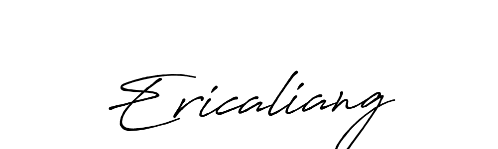 Make a beautiful signature design for name Ericaliang. Use this online signature maker to create a handwritten signature for free. Ericaliang signature style 7 images and pictures png