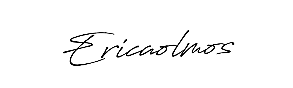 How to make Ericaolmos signature? Antro_Vectra_Bolder is a professional autograph style. Create handwritten signature for Ericaolmos name. Ericaolmos signature style 7 images and pictures png