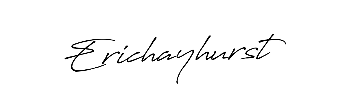 You should practise on your own different ways (Antro_Vectra_Bolder) to write your name (Erichayhurst) in signature. don't let someone else do it for you. Erichayhurst signature style 7 images and pictures png