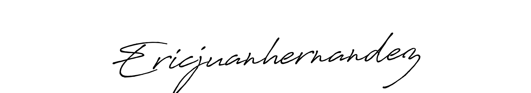 Design your own signature with our free online signature maker. With this signature software, you can create a handwritten (Antro_Vectra_Bolder) signature for name Ericjuanhernandez. Ericjuanhernandez signature style 7 images and pictures png
