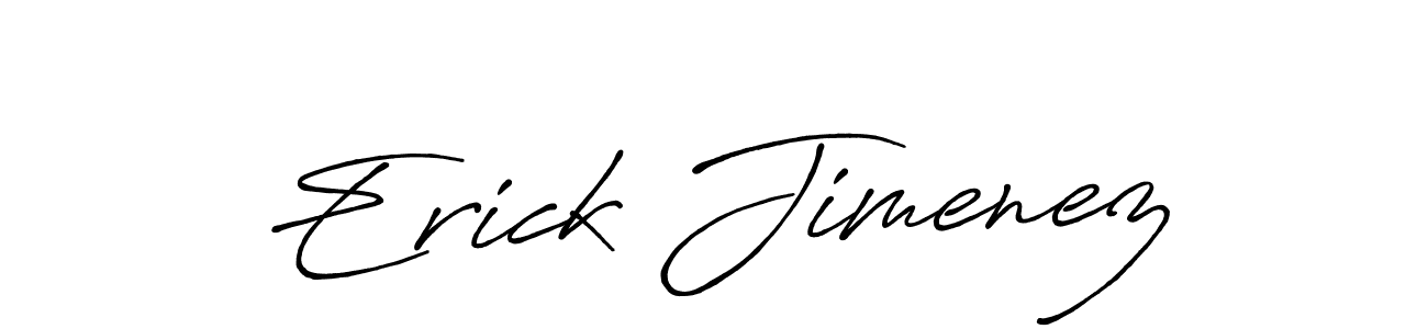 Similarly Antro_Vectra_Bolder is the best handwritten signature design. Signature creator online .You can use it as an online autograph creator for name Erick Jimenez. Erick Jimenez signature style 7 images and pictures png