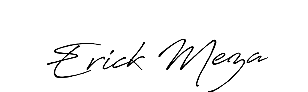 Make a short Erick Meza signature style. Manage your documents anywhere anytime using Antro_Vectra_Bolder. Create and add eSignatures, submit forms, share and send files easily. Erick Meza signature style 7 images and pictures png