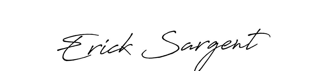 How to make Erick Sargent signature? Antro_Vectra_Bolder is a professional autograph style. Create handwritten signature for Erick Sargent name. Erick Sargent signature style 7 images and pictures png