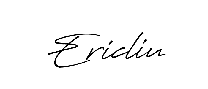 Ericliu stylish signature style. Best Handwritten Sign (Antro_Vectra_Bolder) for my name. Handwritten Signature Collection Ideas for my name Ericliu. Ericliu signature style 7 images and pictures png