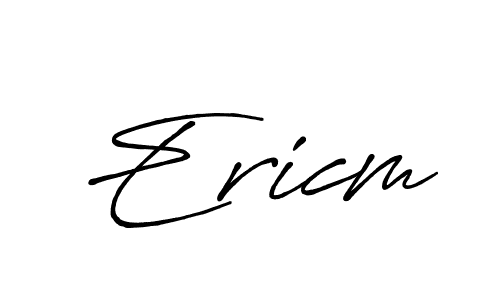 Once you've used our free online signature maker to create your best signature Antro_Vectra_Bolder style, it's time to enjoy all of the benefits that Ericm name signing documents. Ericm signature style 7 images and pictures png