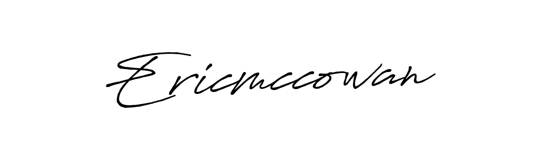 Ericmccowan stylish signature style. Best Handwritten Sign (Antro_Vectra_Bolder) for my name. Handwritten Signature Collection Ideas for my name Ericmccowan. Ericmccowan signature style 7 images and pictures png