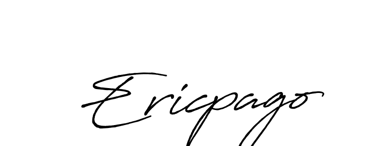 Also You can easily find your signature by using the search form. We will create Ericpago name handwritten signature images for you free of cost using Antro_Vectra_Bolder sign style. Ericpago signature style 7 images and pictures png