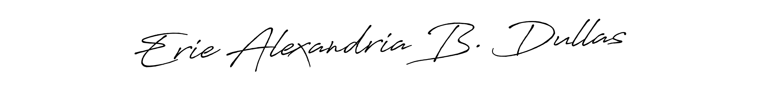 Make a short Erie Alexandria B. Dullas signature style. Manage your documents anywhere anytime using Antro_Vectra_Bolder. Create and add eSignatures, submit forms, share and send files easily. Erie Alexandria B. Dullas signature style 7 images and pictures png