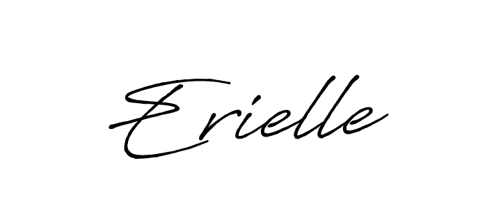 Best and Professional Signature Style for Erielle. Antro_Vectra_Bolder Best Signature Style Collection. Erielle signature style 7 images and pictures png