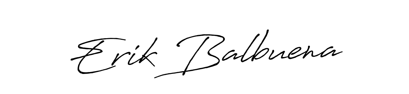 Once you've used our free online signature maker to create your best signature Antro_Vectra_Bolder style, it's time to enjoy all of the benefits that Erik Balbuena name signing documents. Erik Balbuena signature style 7 images and pictures png