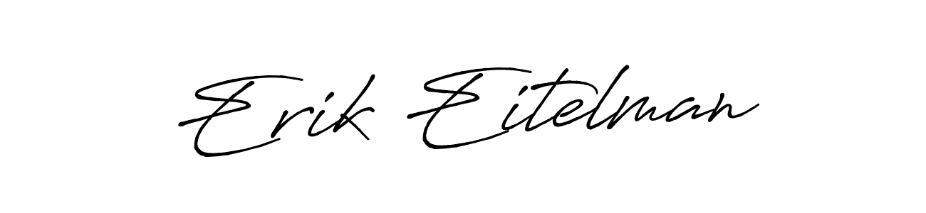 Make a short Erik Eitelman signature style. Manage your documents anywhere anytime using Antro_Vectra_Bolder. Create and add eSignatures, submit forms, share and send files easily. Erik Eitelman signature style 7 images and pictures png