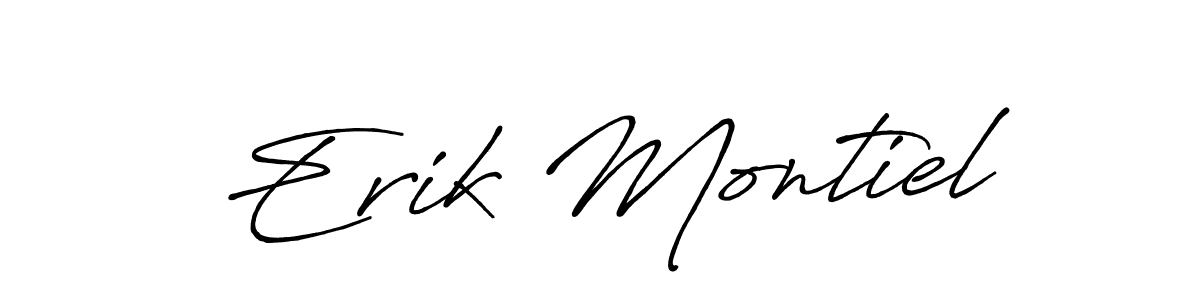 Make a beautiful signature design for name Erik Montiel. Use this online signature maker to create a handwritten signature for free. Erik Montiel signature style 7 images and pictures png