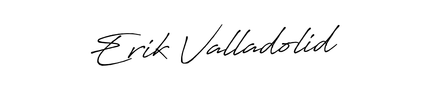 Once you've used our free online signature maker to create your best signature Antro_Vectra_Bolder style, it's time to enjoy all of the benefits that Erik Valladolid name signing documents. Erik Valladolid signature style 7 images and pictures png