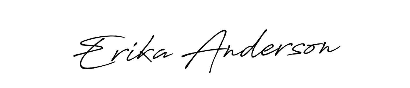 It looks lik you need a new signature style for name Erika Anderson. Design unique handwritten (Antro_Vectra_Bolder) signature with our free signature maker in just a few clicks. Erika Anderson signature style 7 images and pictures png