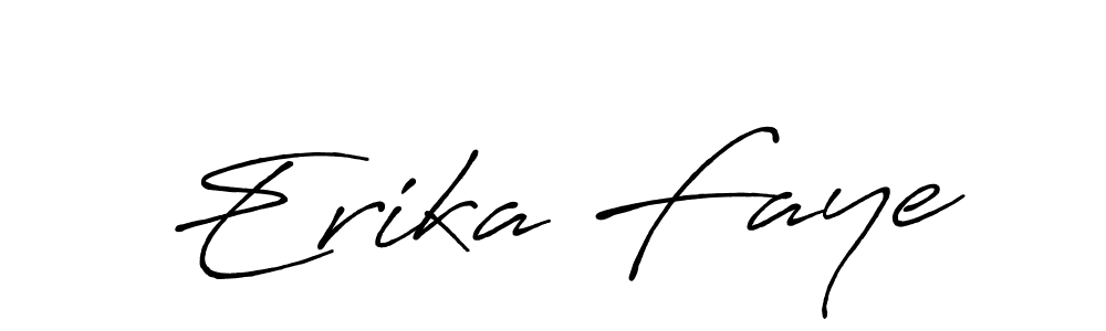Erika Faye stylish signature style. Best Handwritten Sign (Antro_Vectra_Bolder) for my name. Handwritten Signature Collection Ideas for my name Erika Faye. Erika Faye signature style 7 images and pictures png