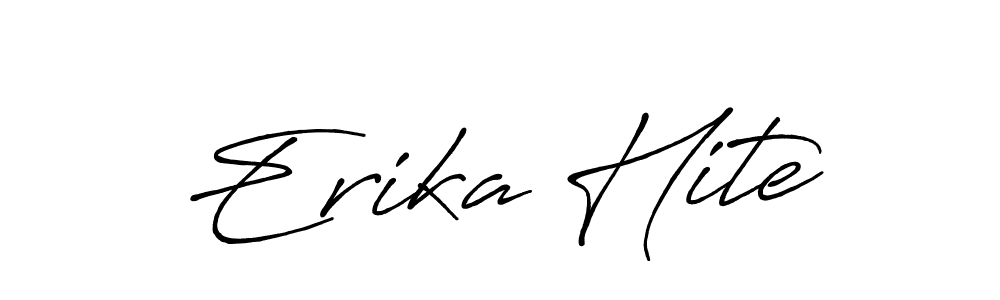 This is the best signature style for the Erika Hite name. Also you like these signature font (Antro_Vectra_Bolder). Mix name signature. Erika Hite signature style 7 images and pictures png