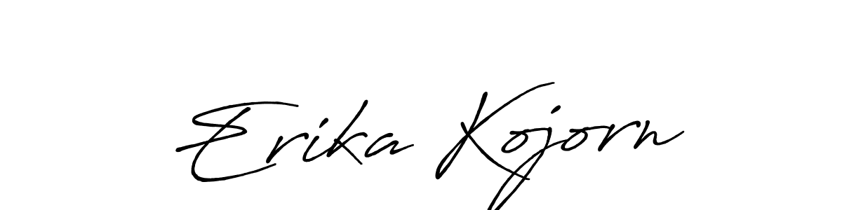 Also we have Erika Kojorn name is the best signature style. Create professional handwritten signature collection using Antro_Vectra_Bolder autograph style. Erika Kojorn signature style 7 images and pictures png