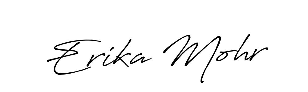 Once you've used our free online signature maker to create your best signature Antro_Vectra_Bolder style, it's time to enjoy all of the benefits that Erika Mohr name signing documents. Erika Mohr signature style 7 images and pictures png
