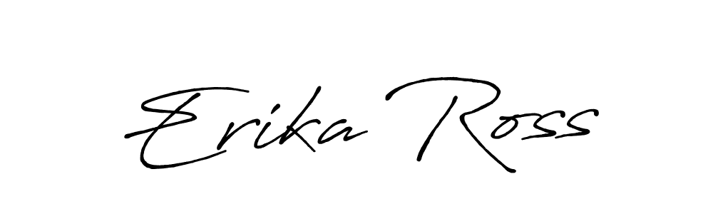 Create a beautiful signature design for name Erika Ross. With this signature (Antro_Vectra_Bolder) fonts, you can make a handwritten signature for free. Erika Ross signature style 7 images and pictures png