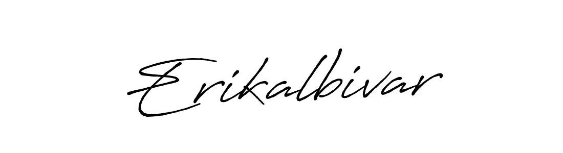 Use a signature maker to create a handwritten signature online. With this signature software, you can design (Antro_Vectra_Bolder) your own signature for name Erikalbivar. Erikalbivar signature style 7 images and pictures png