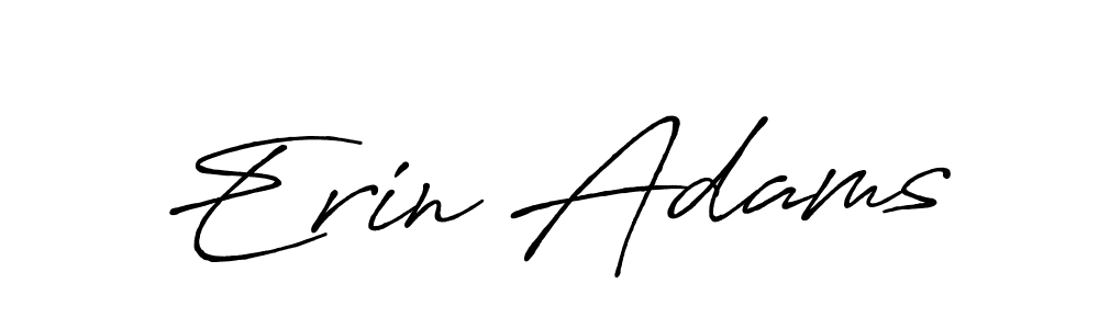 Make a beautiful signature design for name Erin Adams. With this signature (Antro_Vectra_Bolder) style, you can create a handwritten signature for free. Erin Adams signature style 7 images and pictures png