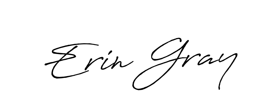 How to make Erin Gray name signature. Use Antro_Vectra_Bolder style for creating short signs online. This is the latest handwritten sign. Erin Gray signature style 7 images and pictures png